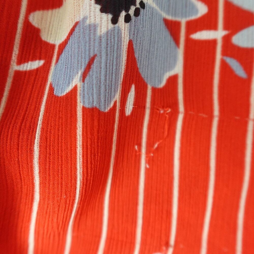 Madewell Womens Dress Button-Wrap in Daisy Society Small - Picture 13 of 15